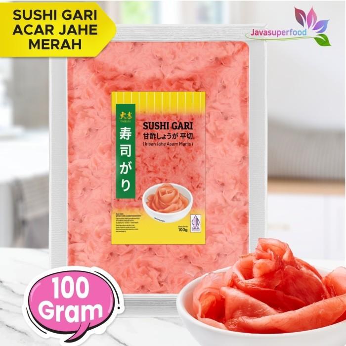 

Sushi Gari Pink - Acar Jahe Pink - Sushi Ginger - 100g - 200g - 1.5kg Halal