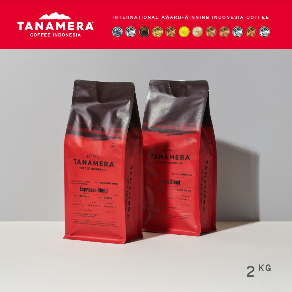 

TANAMERA COFFEE – The Blend Pack Coffee Beans (2 x 1Kg)