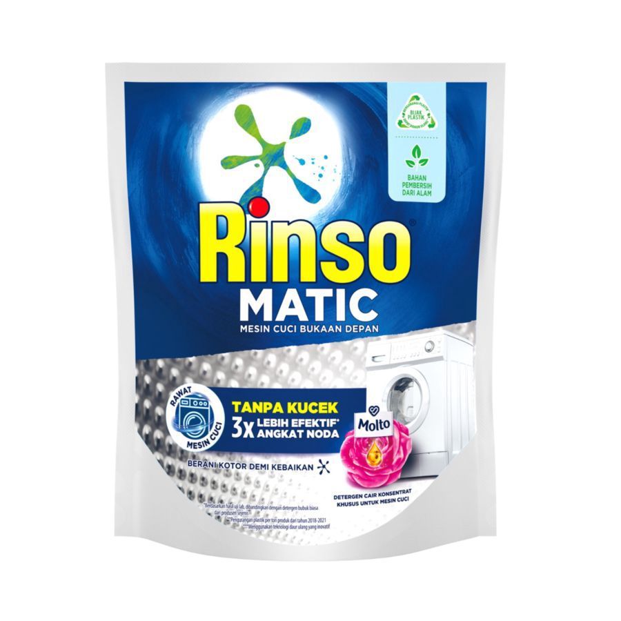 Rinso Matic Front Load Deterjen Cair 1450ml