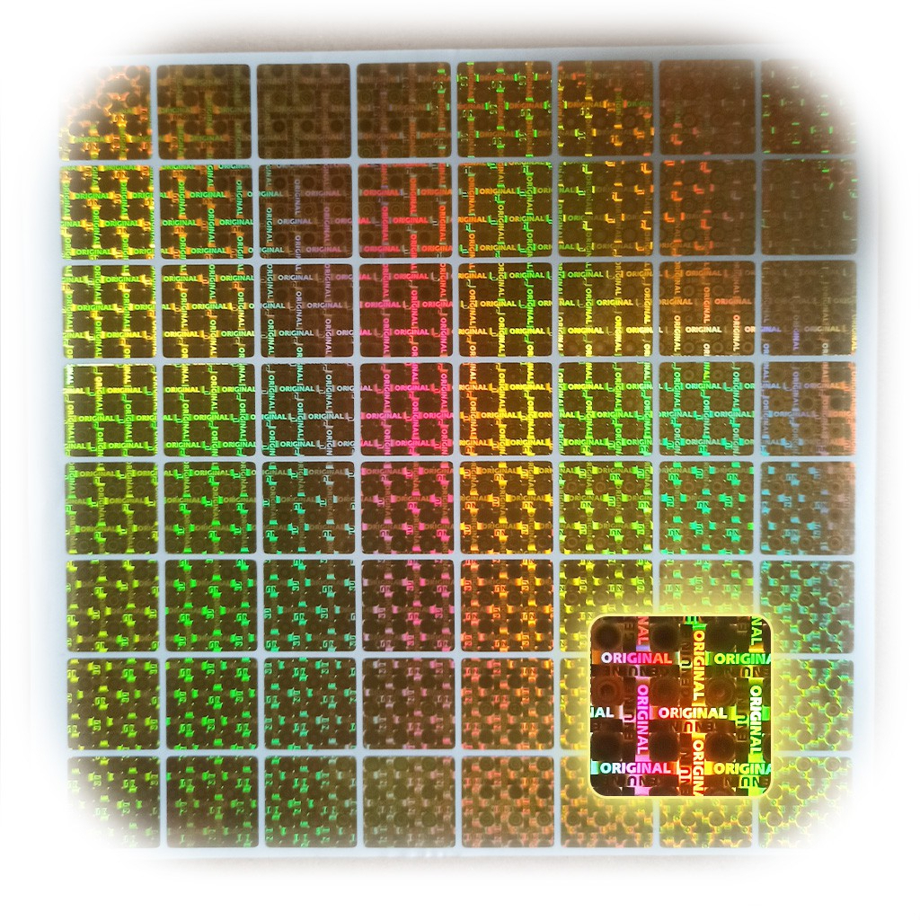 

Stiker Hologram GOLD kotak 1,9x1,9 cm