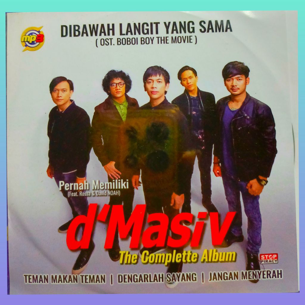 Kaset mp3 audio musik D MASIV album pilihan terbaik