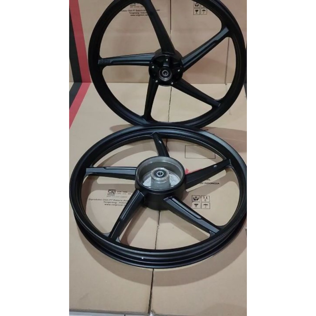 Velg racing SET motor HONDA SUPRA FIT LAMA, SUPRA X LAMA (depan cakram) merk VROSSI