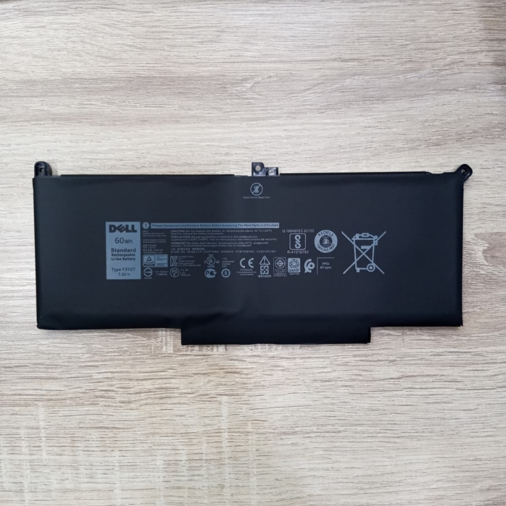 Baterai Battery Batrei Batre Laptop Dell Latitude 7280 7380 7480 7490 7290 Model F3YGT