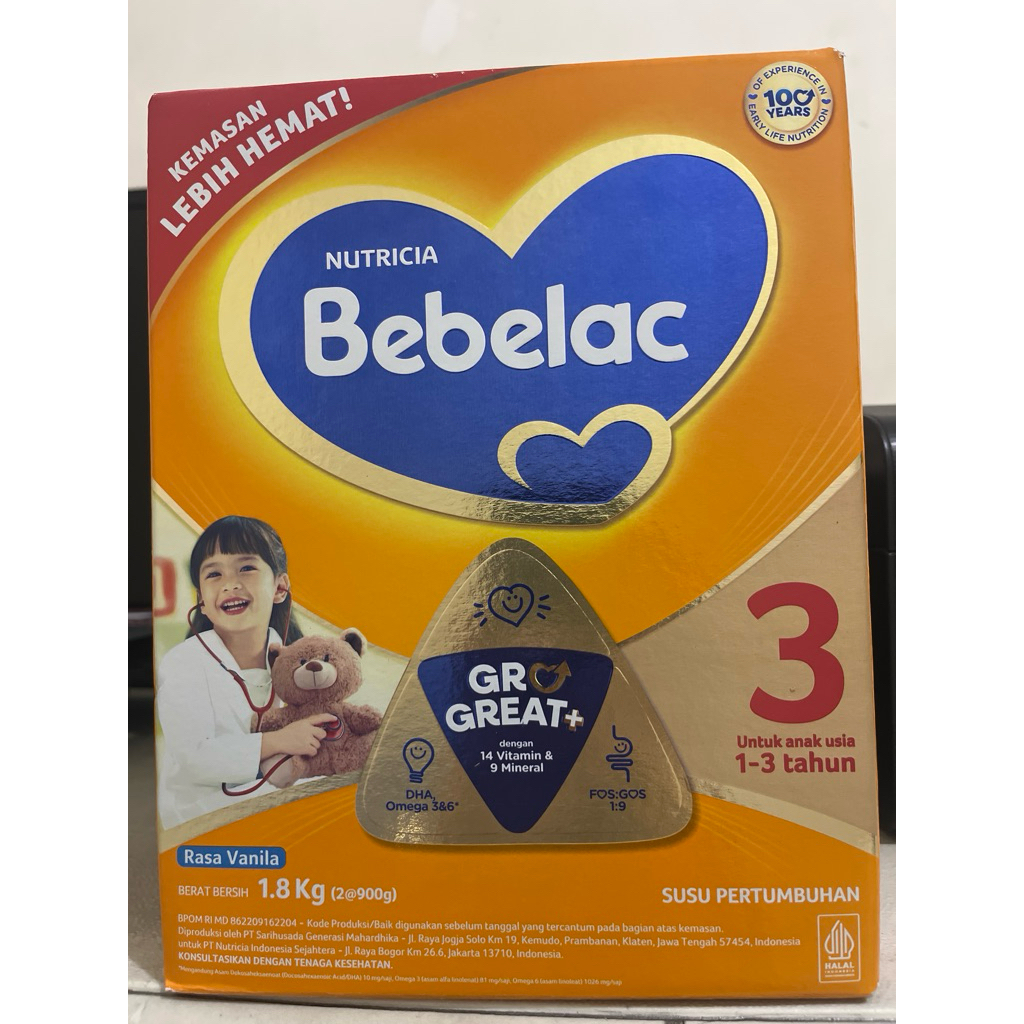

Bebelac 3 (1,8kg ) rasa vanila