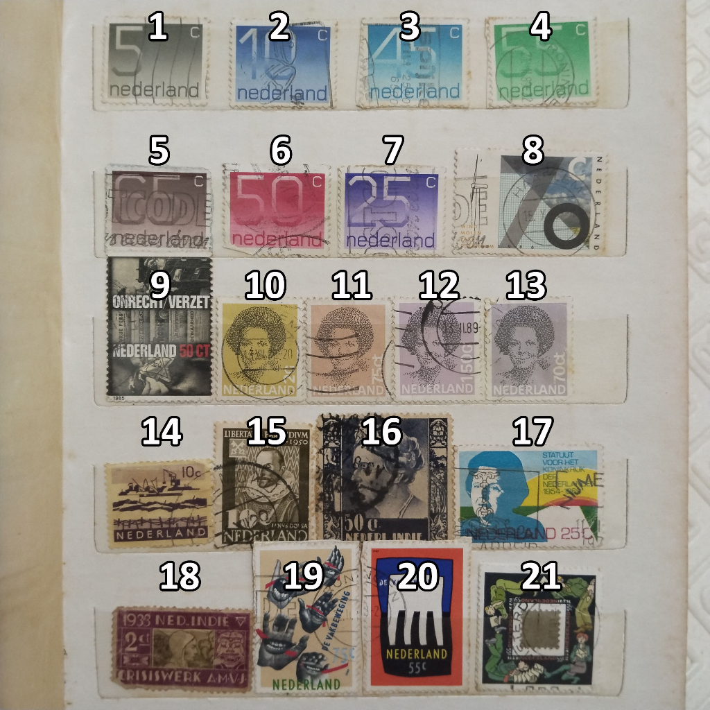 

Perangko Lama Eropa, Perangko Luar Negeri Kuno Vintage Terawat PART 3