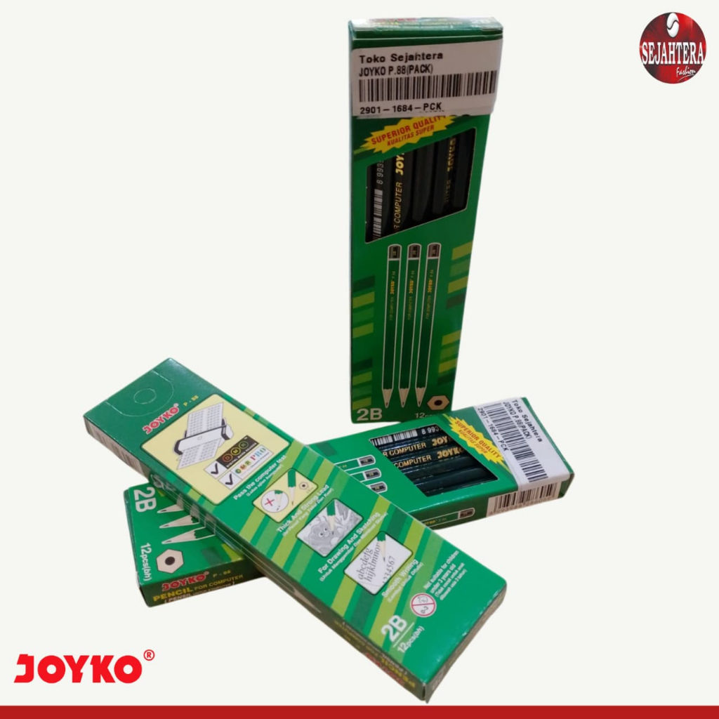 

Pensil JOYKO P-88 2B 1 Pack isi 12 Pcs