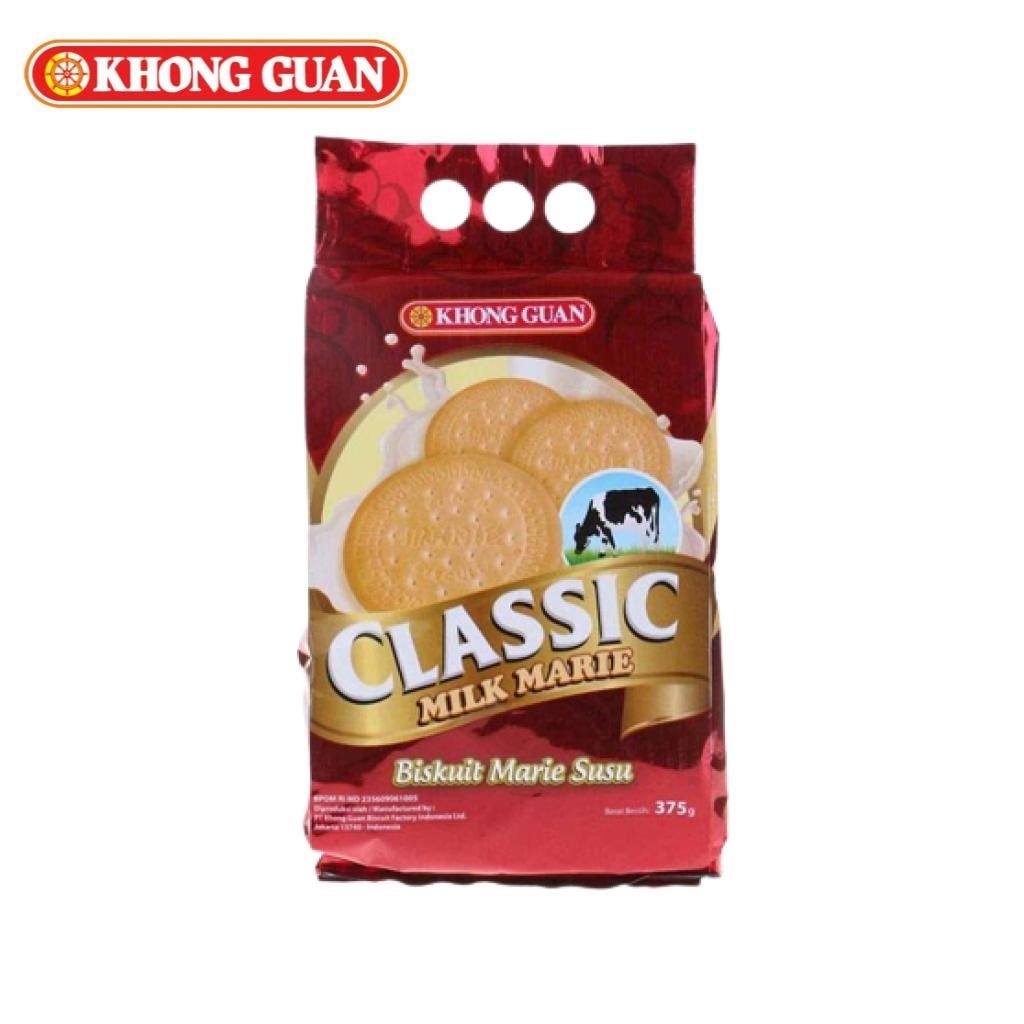 

Khong Guan Marie Milk Classic 375gr /Biskuit Susu Khongguan