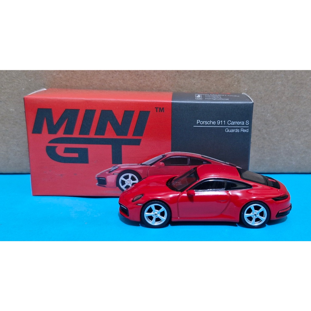 Mini GT 283 Porsche 911 Carrera S Guards Red