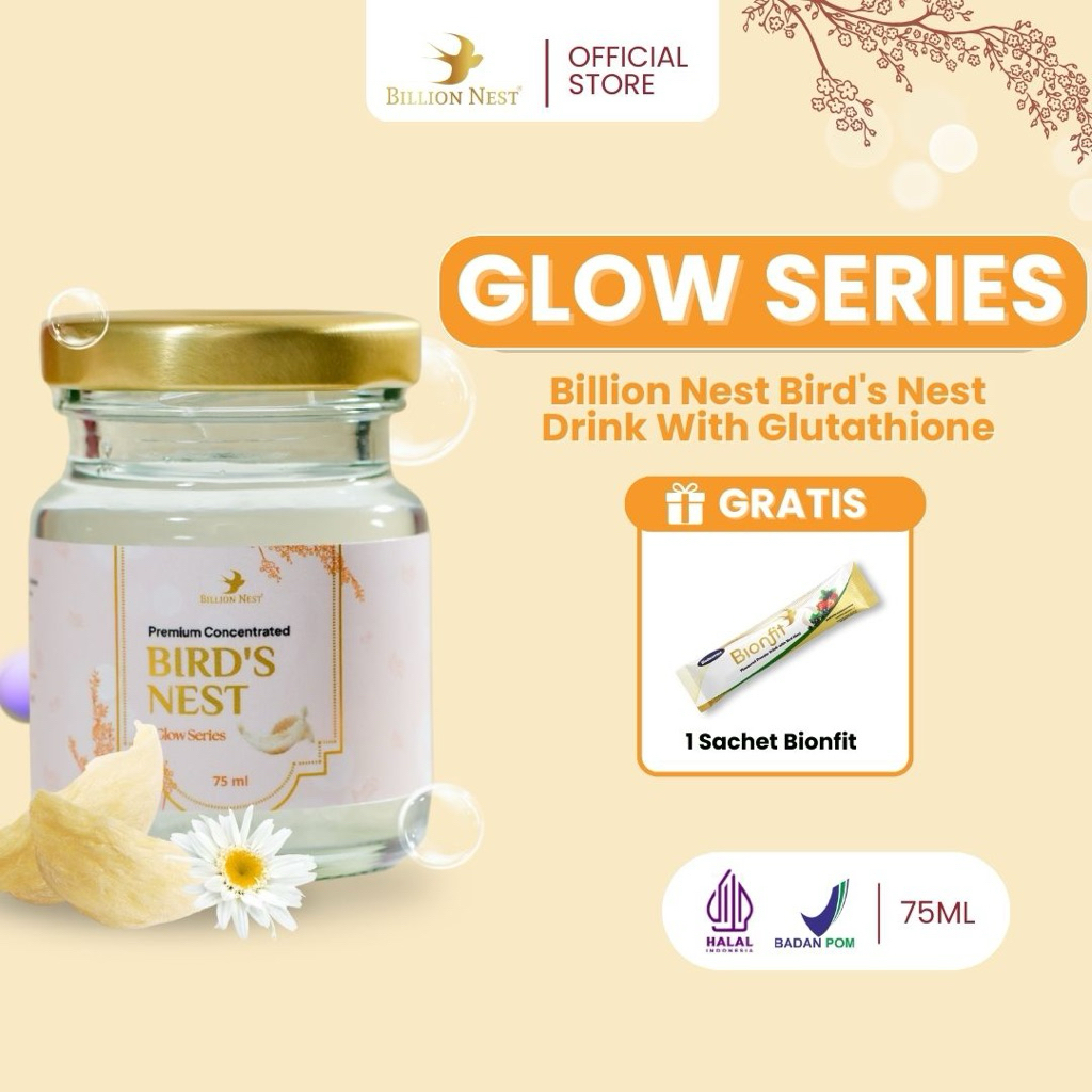 

[GLOW SERIES] Minuman Sarang Burung Walet Rock Sugar with L-Glutathione