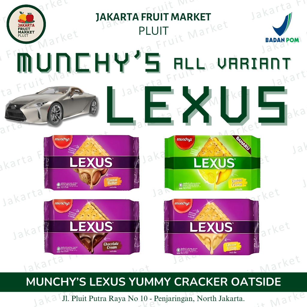 

Munchys Lexus 190gr Chocolate Cheese Peanut / Lexus 190gr