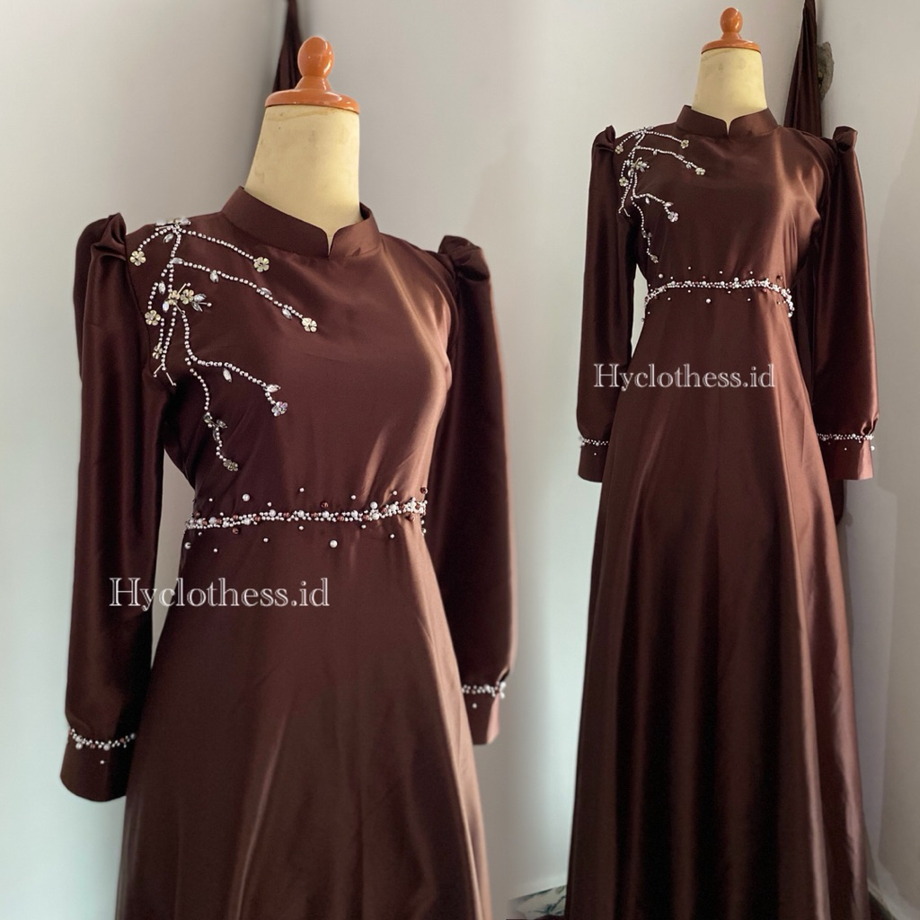SHAKIRA GOWN PAYET PREMIUM BRIDESMAID KONDANGAN DRESS PESTA GAMIS
