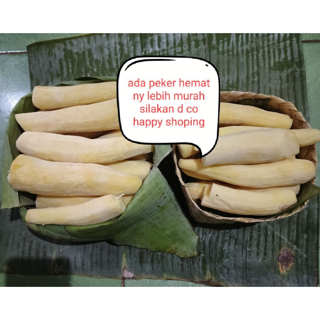 

paket hemat tape singkong manis dan empuk