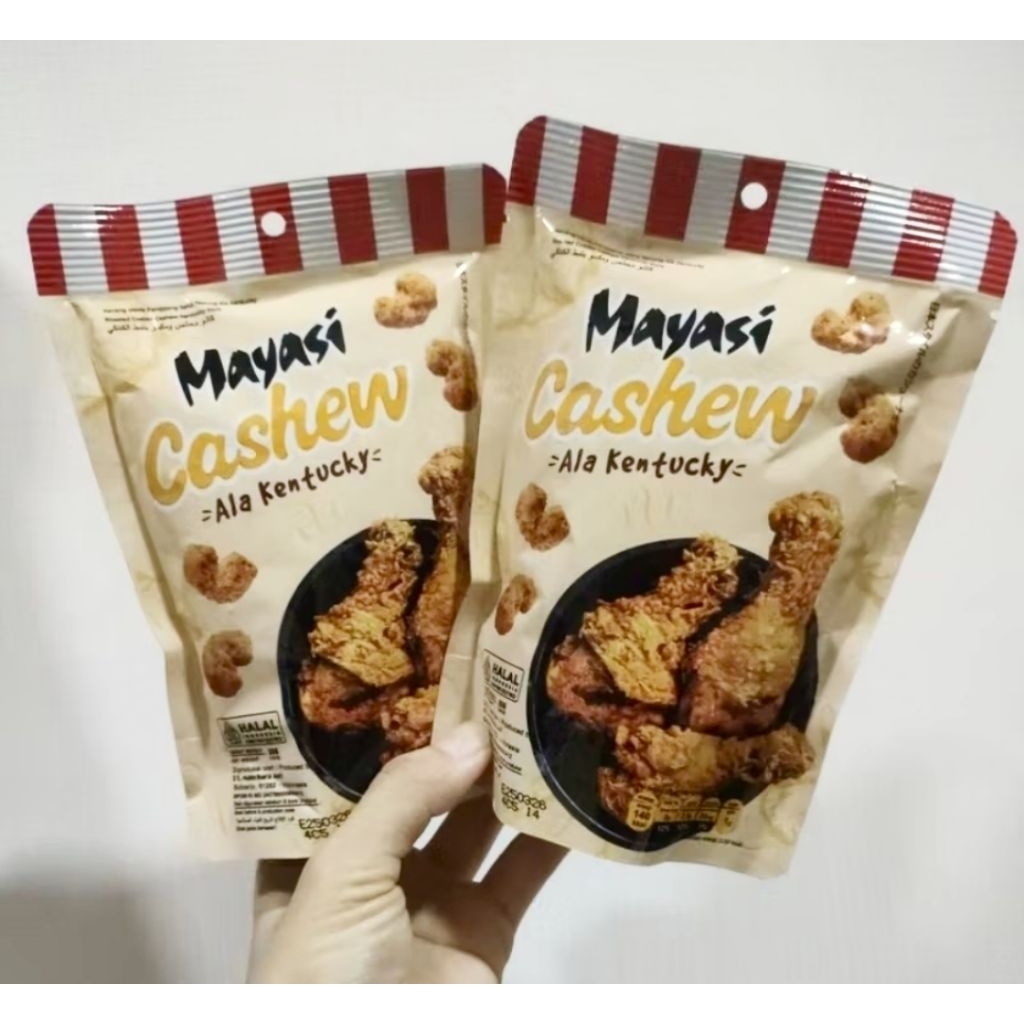 

Mayasi Chasew ala kentucky 35 gram Kacang mente mayasi