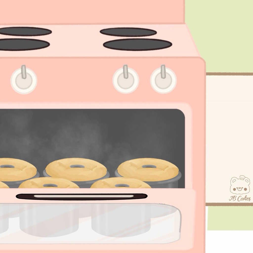 

mini chiffon box of two mini cakes