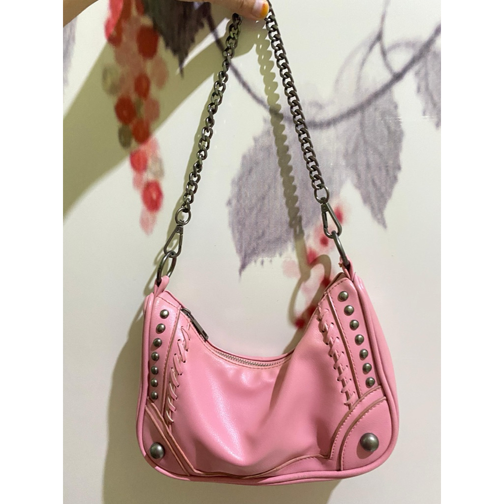 PRELOVED TAS CEWEK WARNA PINK