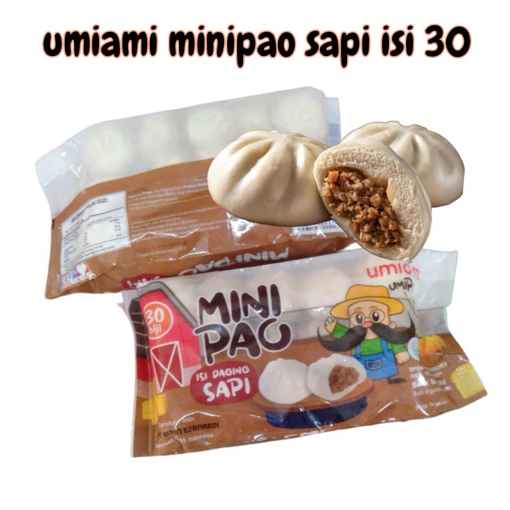 

Umiami minipao / bakpao mini varian sapi isi 30