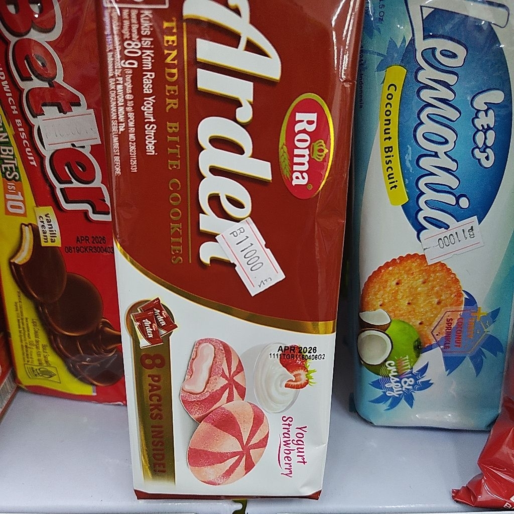 

ROMA ARDEN TENDER BITE COOKIES 8 PACKS INSIDE! 80GR