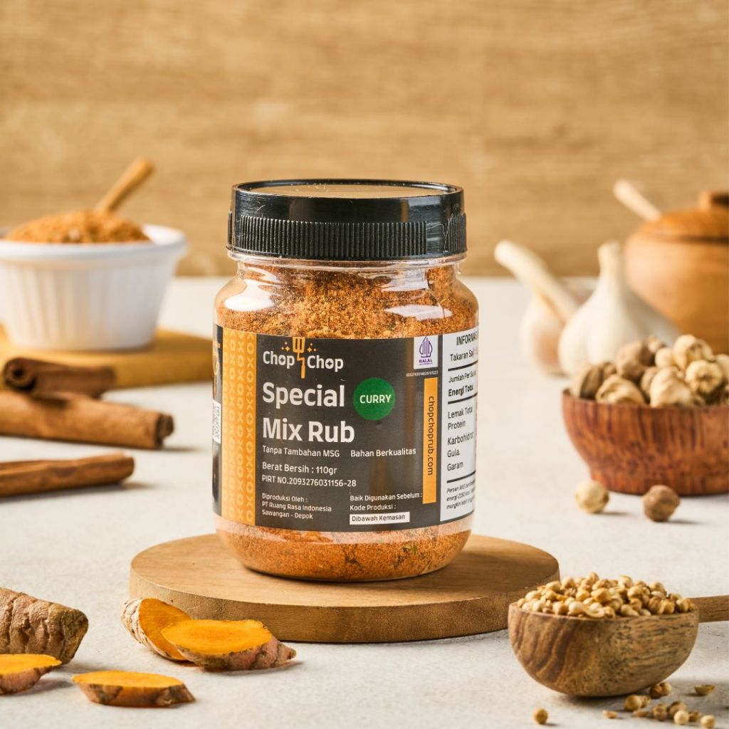 

Bumbu Chopchop Special Mix Rub Curry 100g