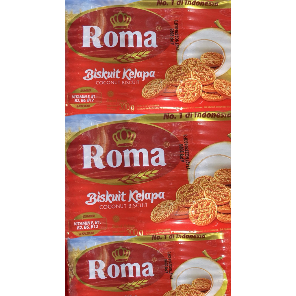 

Roma biskuit kelapa
