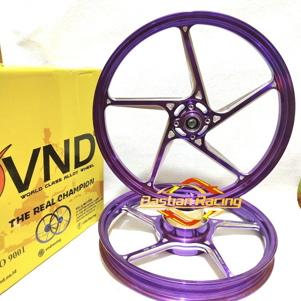VELG VND RACING ORIGINAL VELG RX KING RING 18 AK 55 160x18 160x18 PALANG 5 RX KING AK55 160 160 RING