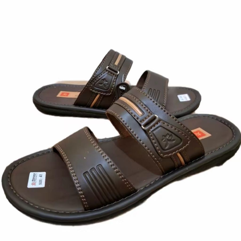 Sandal Slop Kulit Pria JIGGER