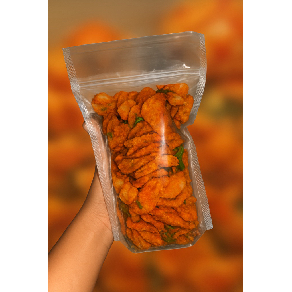 

Basreng Pedas Daun Jeruk 250gr | Snack Renyah Pedes Nagih