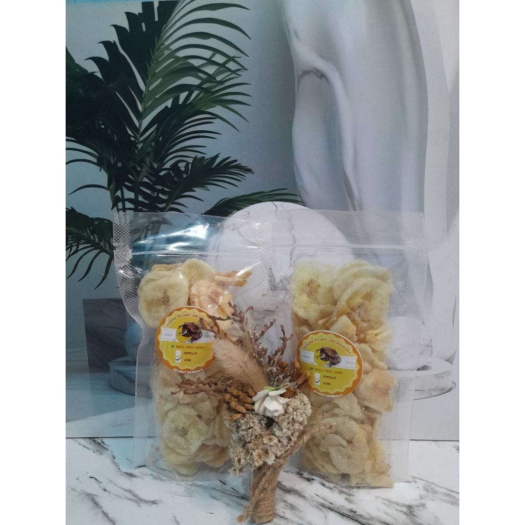 

Keripik pisang asin gurih