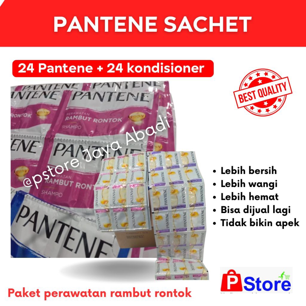 kondisiner Pantene renteng murah | Pantene conditioner sachet | Pantene conditioner renceng