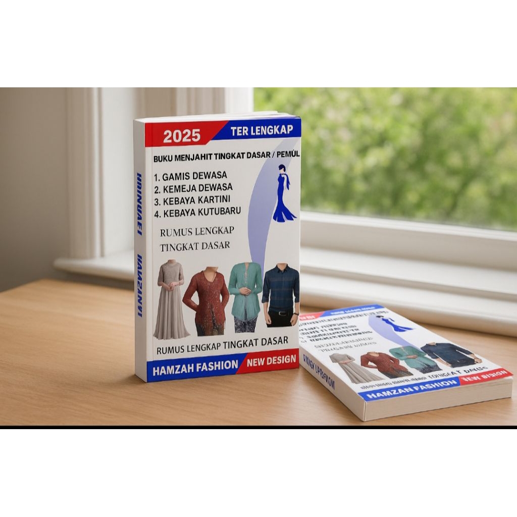 buku jahit rumus lengkap KEMEJA GAMIS KEBAYA KARTINI KEBAYA KUTUBAR