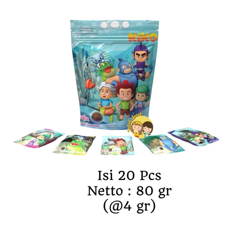 

KIKO Cokelat 20 x 4gr Rasa Cokelat Enak Manis | Snack Cokelat Jadul by Jadoel_Snack