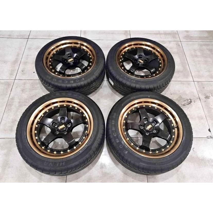 VELG MODEL WORK MEISTER RING 17 VELG HSR BOB R17 PCD 5X100 DAN BAN215 50 R17 UNTUK NEW AVANZA, XENIA