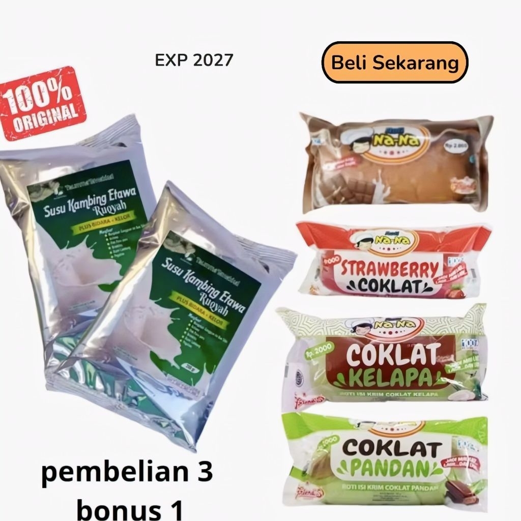

susu kambing Etawa daun bidara dan kelor