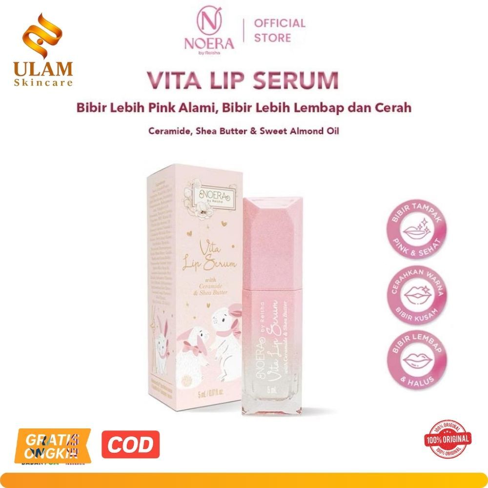 Noera Vita Lip Serum, Lip Serum Noera, Lip Gel Noera, Vitalip Serum Bibir Pencerah Bibir