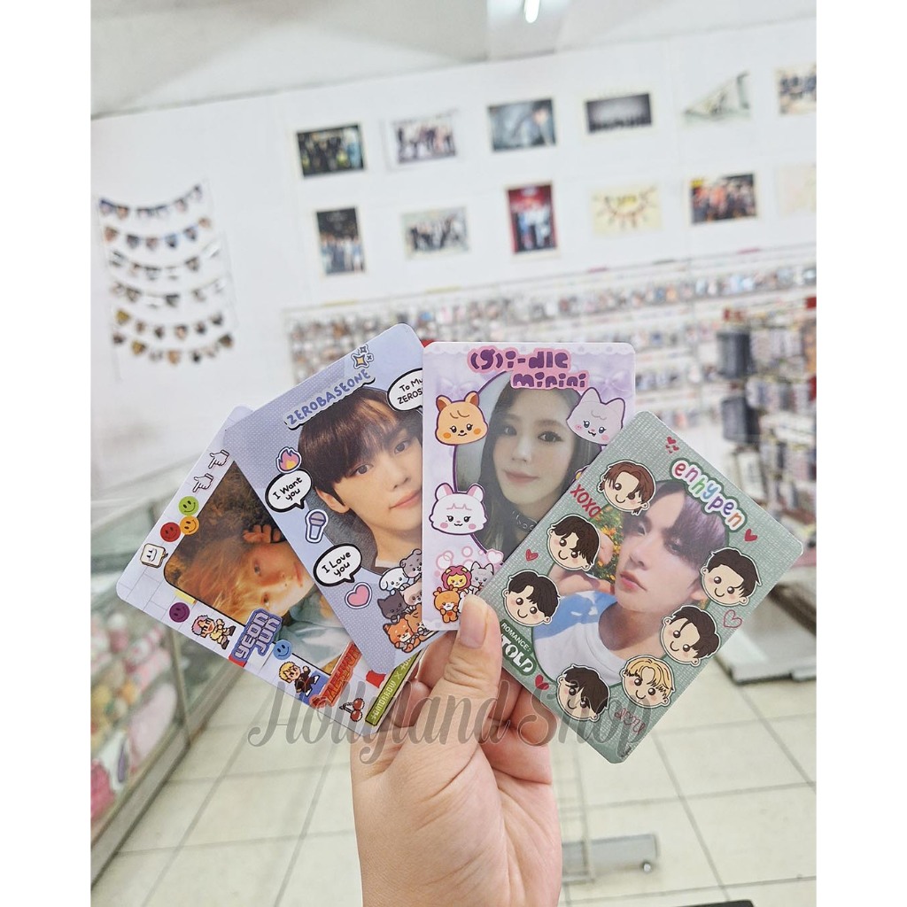 Toploader PC Holder Deco Sticker 2ne1 btob i-dle ALLDAY PROJECT zerobaseone Unofficial (FREE Photoca