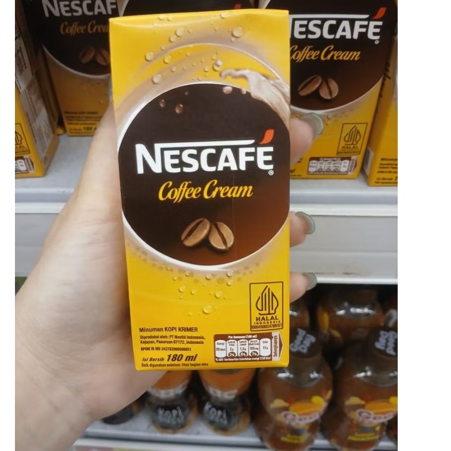

minuman kopi Nescafe coffee cream siap minum pack