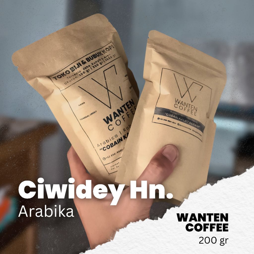 

Arabica Ciwidey Honey | Single Origin | 200 gram
