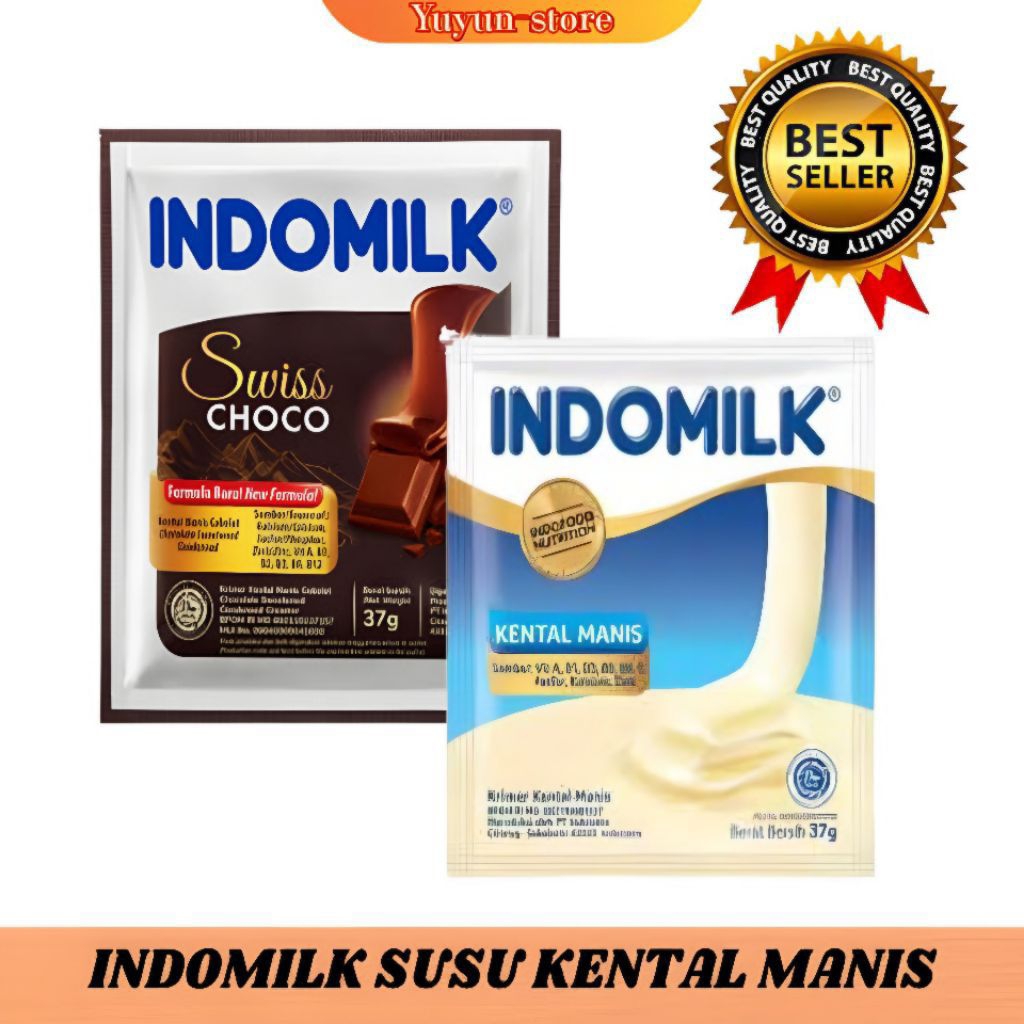

Susu Indomilk Sachet 37g 1renceng isi 6sachet