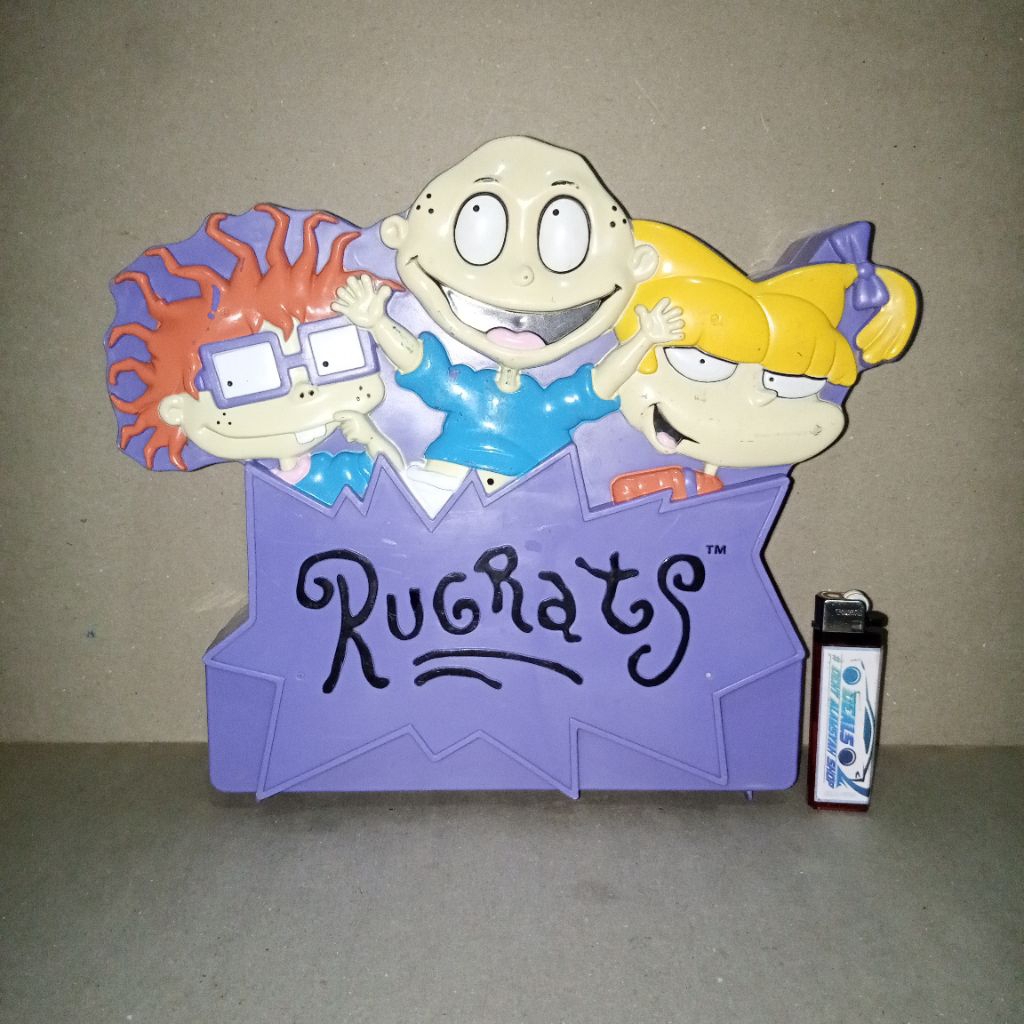 figure original colorbok rugrats storage case