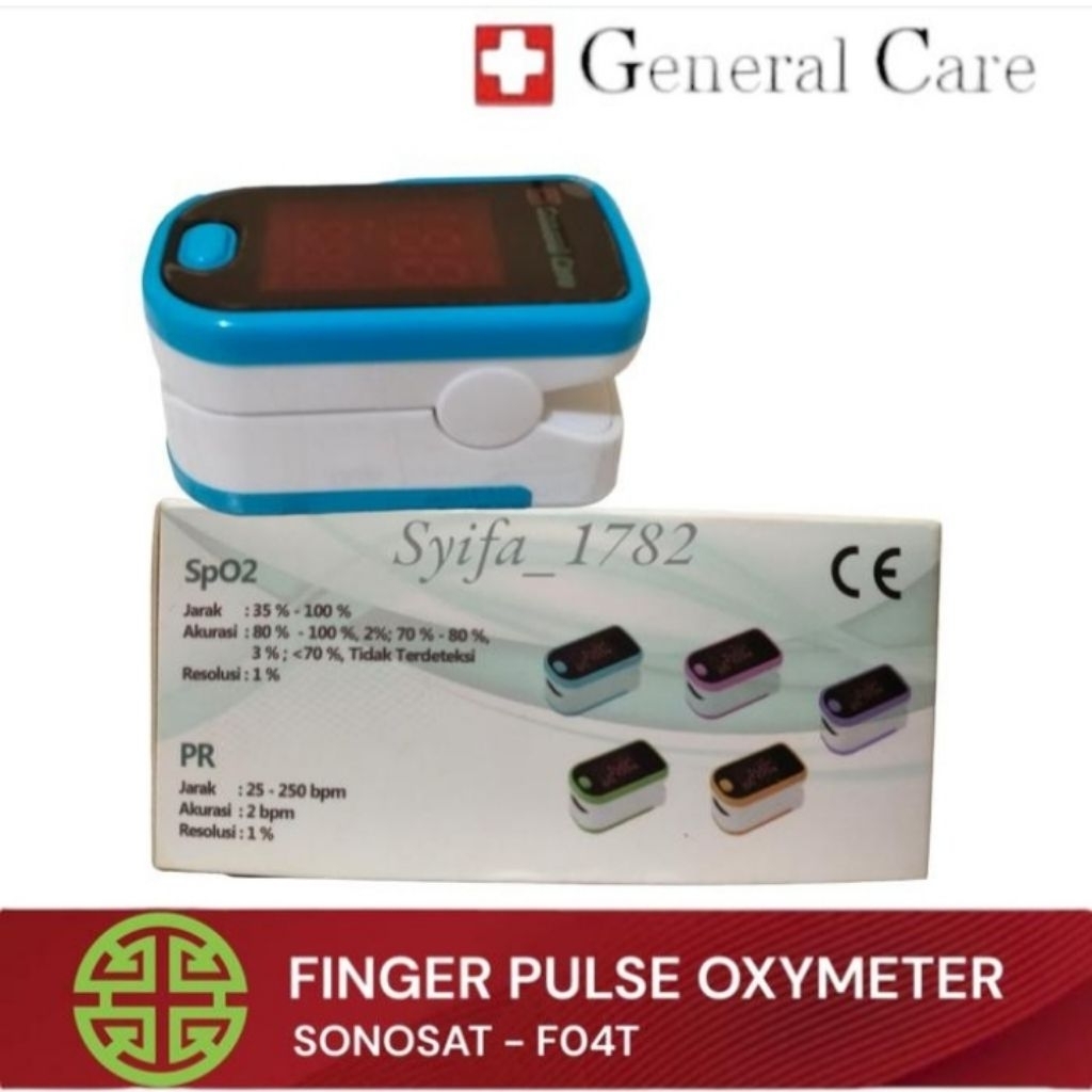 General Care Sonosat F04T Pulse Oxymeter Fingertip
