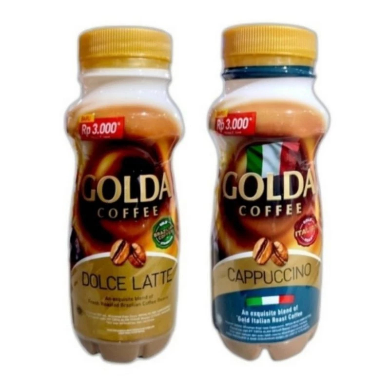 

Golda coffe dolce latte italian Roast cappuccino Minuman kopi 200ml ngopi nongkrong Cappuchino pahit manis dingin