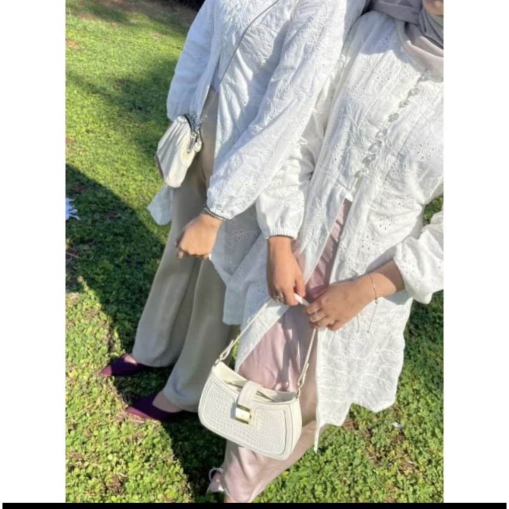 Tunik/tunik katun bordir/tunik kondangan/tunik katun bolong