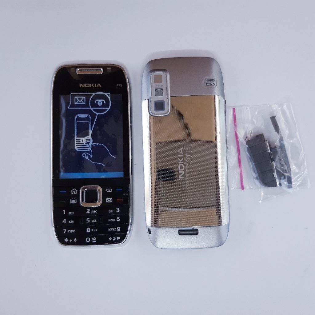 casing nokia e75 fullset