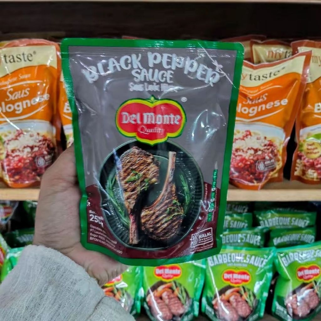 

SAUS BLACK PEPPER DEL MONTE 250GR