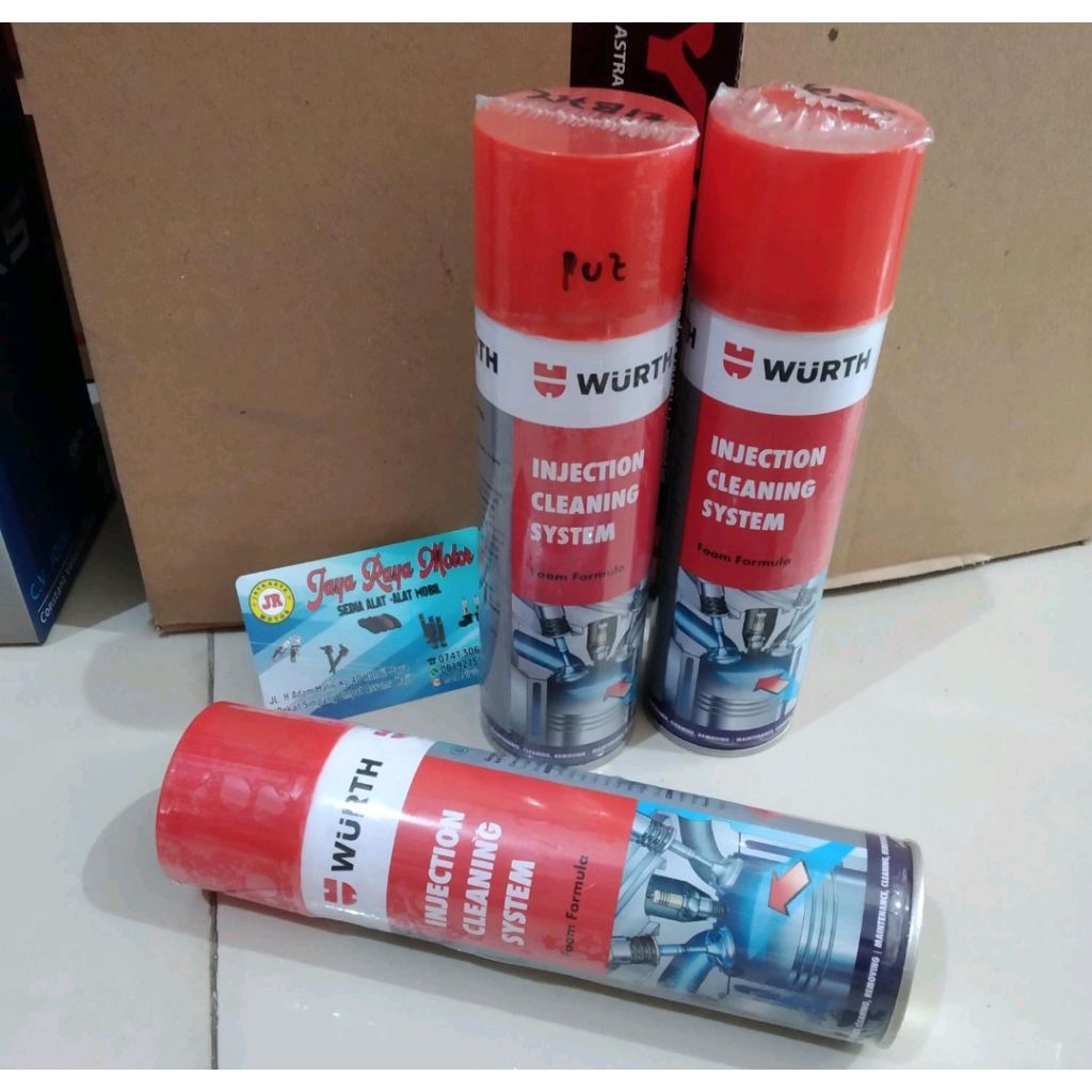 wurth injector foam injektor cleaning carbon cleaner