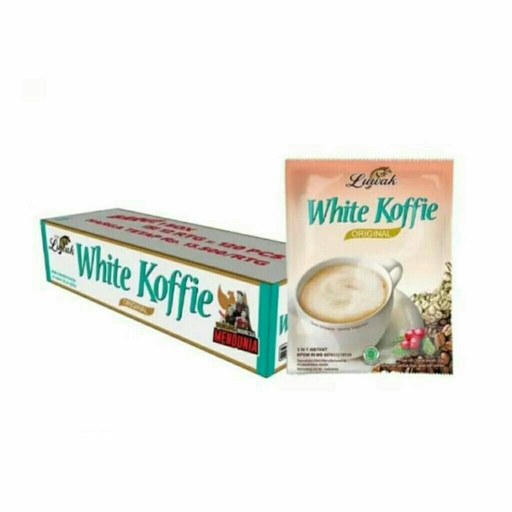 

LUWAK WHITE KOFFIE | KARTON/ KARDUS | 120PCS
