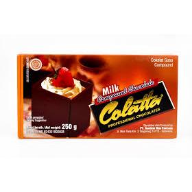 

COLATTA COKLAT MILK COMPOUND 250GR,BISA DILUMERKAN