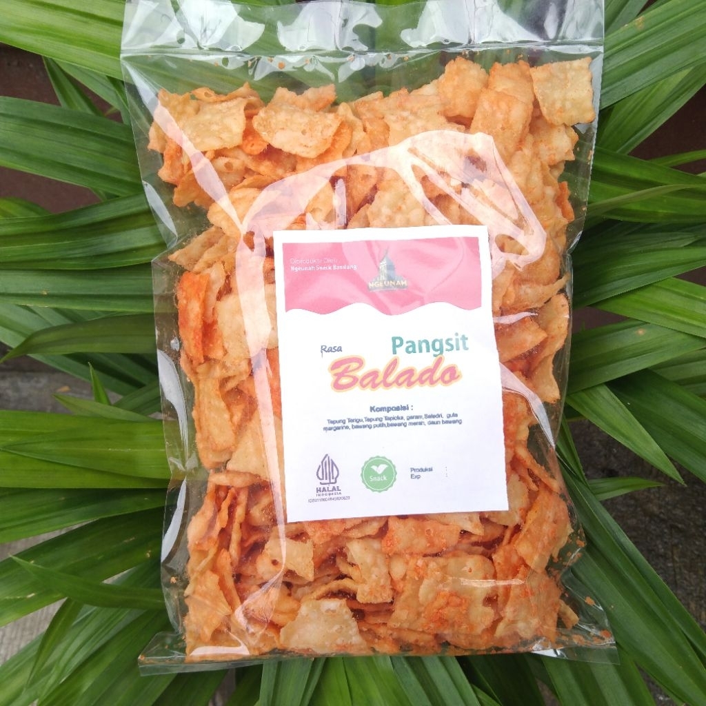 

Kripik Pangsit bawang 1Kg – ( Rasa Balado ) Renyah Gurih Murah Enak
