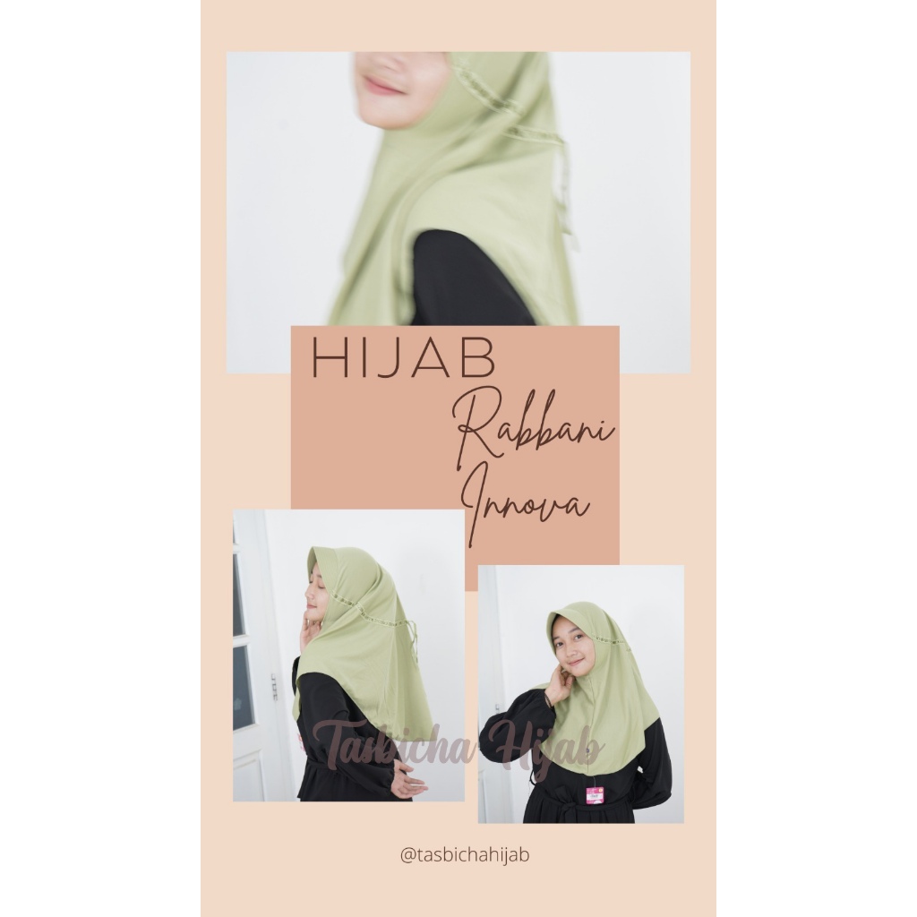Rabbani - Innova [Pita Luar] size S kerudung rabbani ori jilbab rabbani jilbab sekolah rabbani
