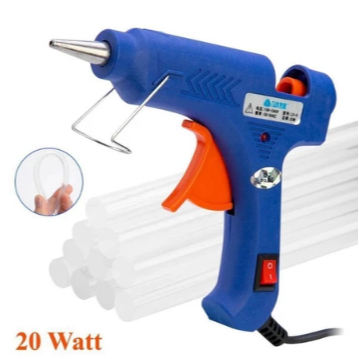 

PISTOL LEM TEMBAK MINI 20 WATT / ALAT PISTOL LEM TEMBAK LISTRIK HOT MELT GLUE GUN ON-OFF / KERAJINAN TANGAN / pistol lem