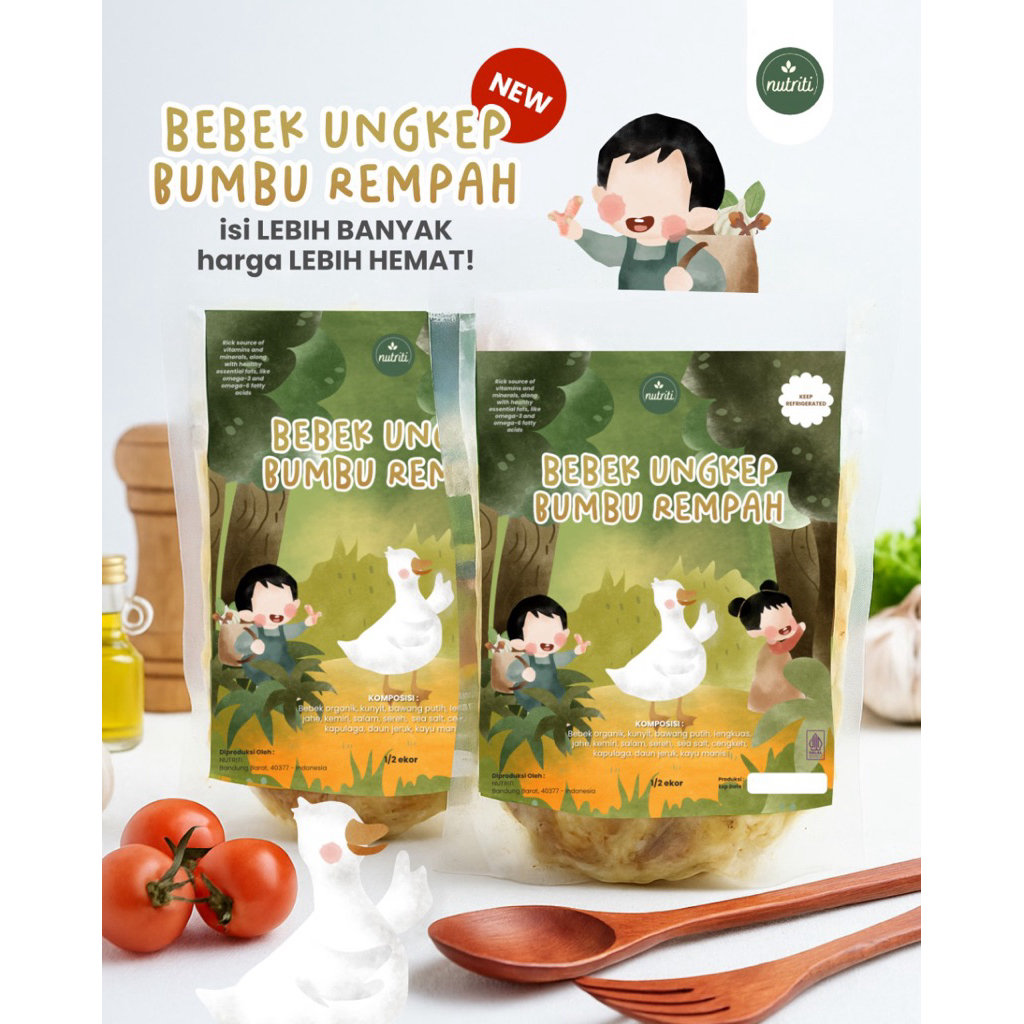 

Bebek Ungkep Setengah Ekor